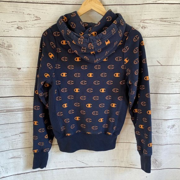 Champion LIFE Reverse Weave Hoodie Sweatshirt Mens Tossed C Heavy Cotton - Picture 6 of 6